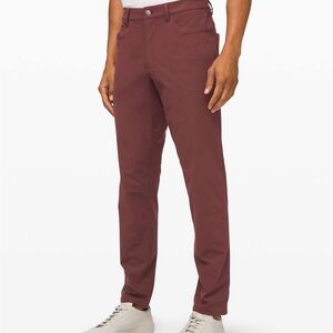 lululemon athletica Men's Maroon ABC pants